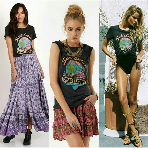 Spell designs charcoal desert lights tee S t-shirt - Picture 3 of 8